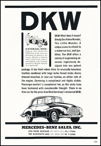 1961 dkw auto union sedan - dkw,